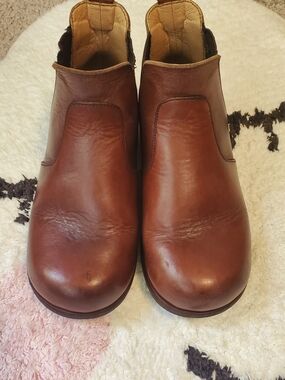 Adelisa & Co. Size 29, Toddler Boys Brown Leather Slip-On Casual Dress Shoes